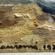 Painting: oil on marine panel