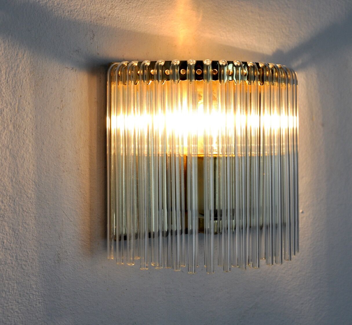 Venini glass wall lamp, Italy, 1970