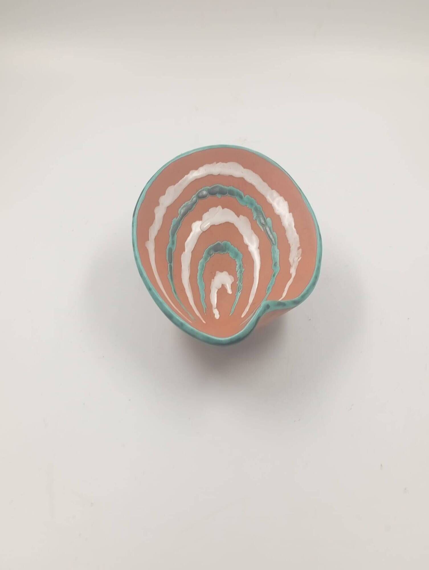 Vintage Ceramic Tripod Bowl Gabriel Fourmaintraux Desvres France 50