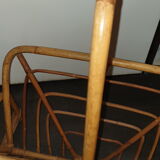 Rattan magazine holder