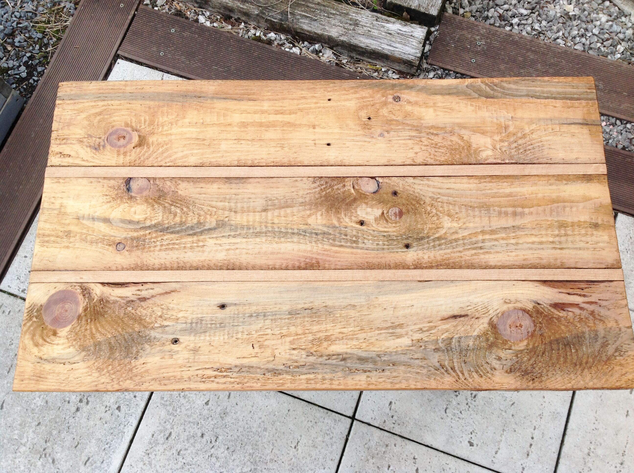 Wooden and metal side table industrial style 6070s