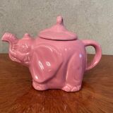 Pink vintage elephant teapot