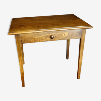 Bureau en bois naturel de chêne 85 x 58 cm