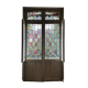 Window doors stained glass