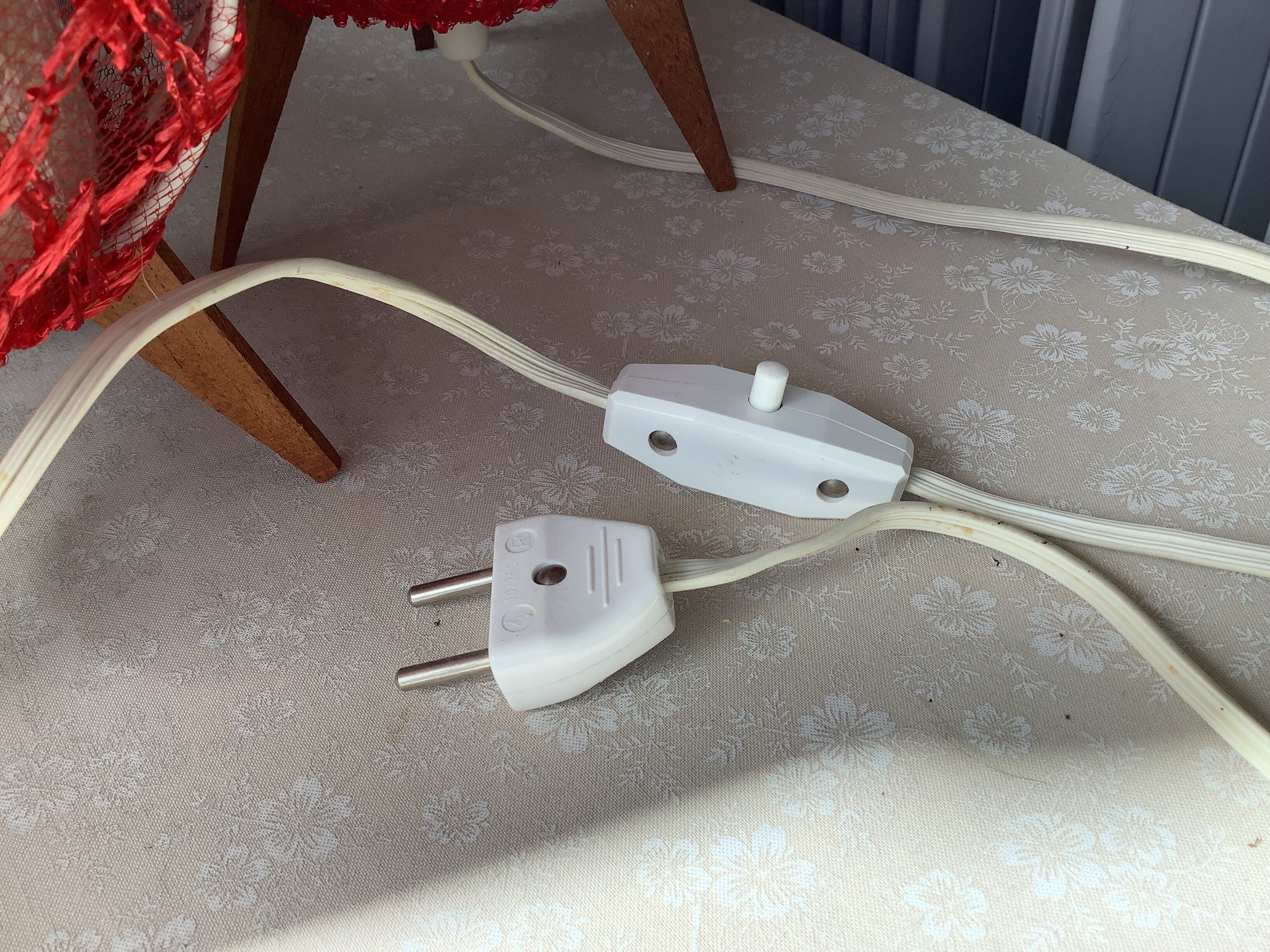 Bedside lamps compass feet fifties - rare