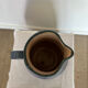 Blue vintage jug handmade pottery
