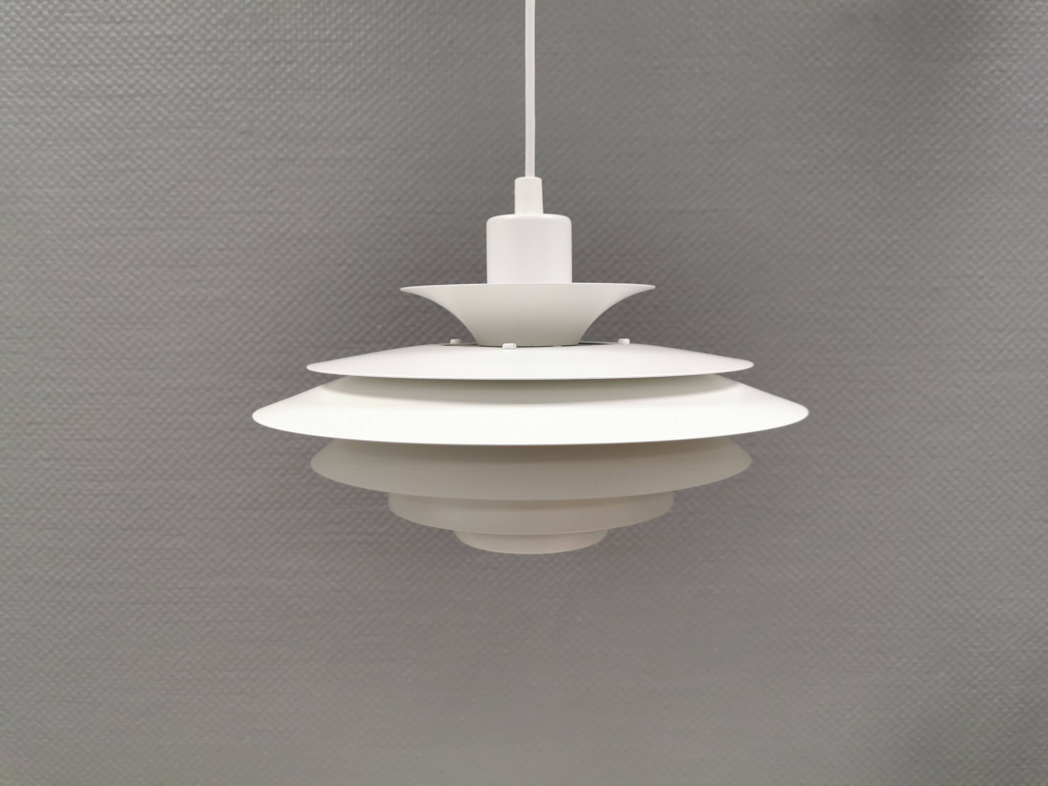 Danish hanging lamp from the 1980s, manufactured by Jeka, model 1029-P.