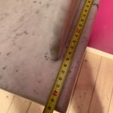 Table de toilette bois & marbre