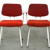 Set of 2 vintage design chairs by Friso Kramer for Ahrend de Cirkel late 1960s