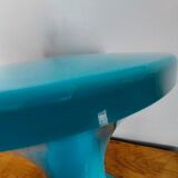 Tam tam stool vintage blue plastic