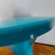Tabouret tam tam bleu vintage en plastique