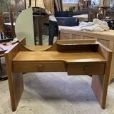 Dressing table style art deco in wood 50s