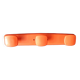Porte manteau mural orange Syla 1970