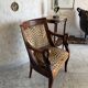 Fauteuil style Empire / Consulat à col de cygne