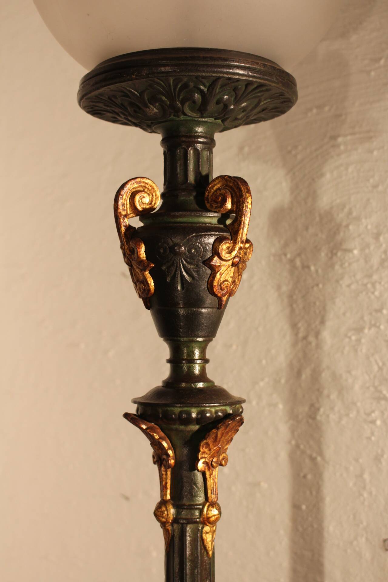 19th-century floor lamp