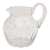 Argental crystal water pitcher or jug