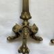 Old pair of bronze candlesticks
