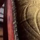 Vintage mahogany Lyre chair