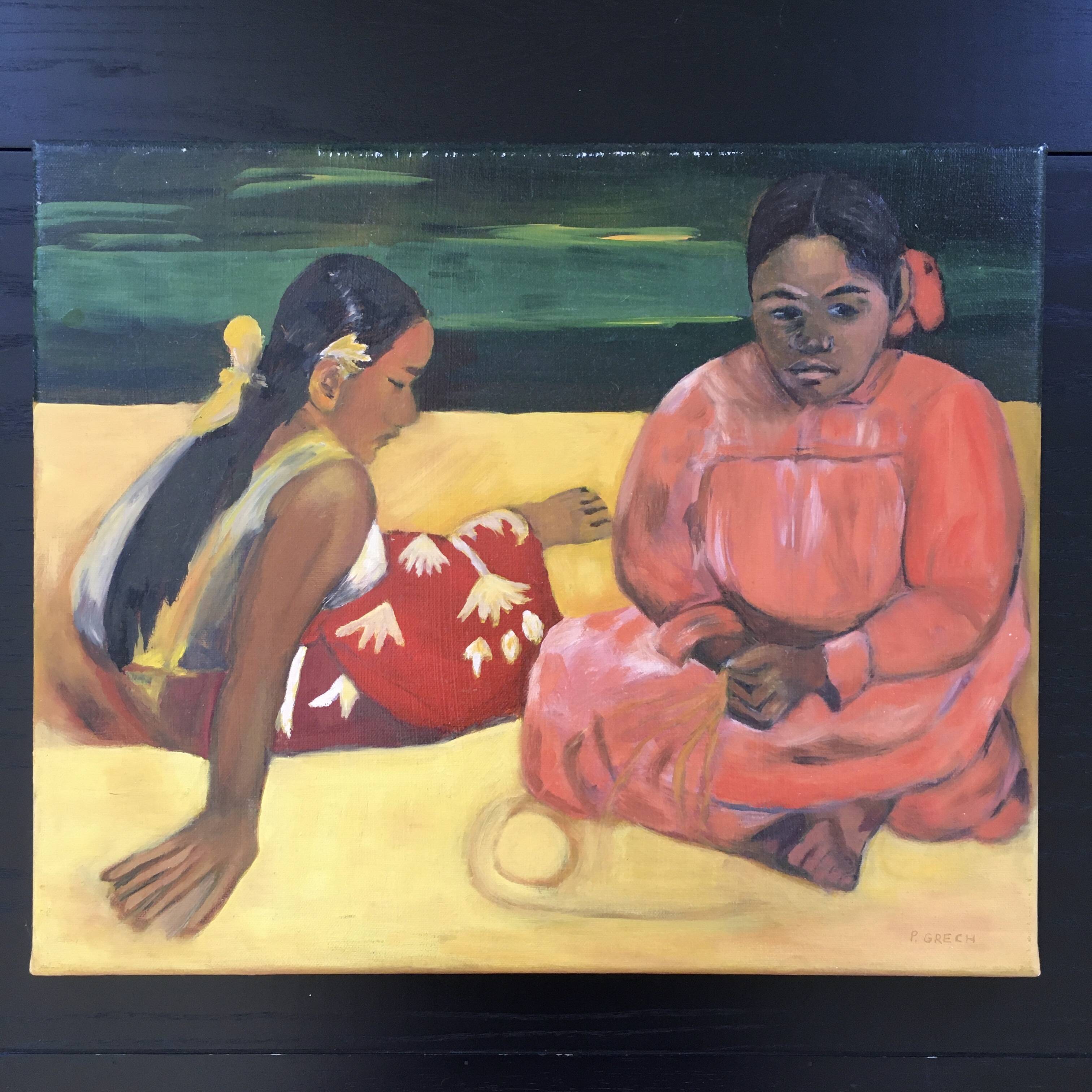Hexoa painting after Gauguin