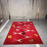 Abstract rug France 1950