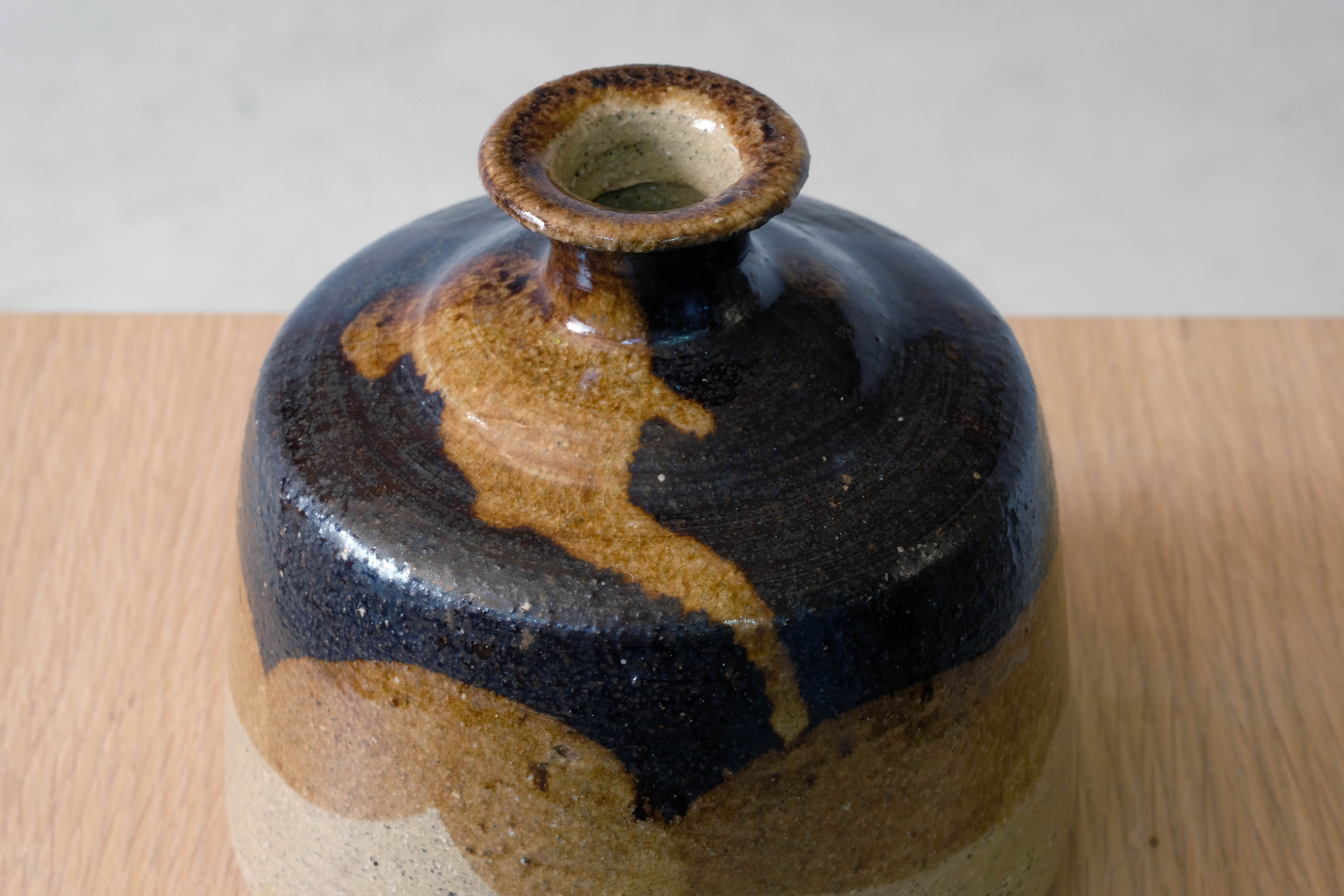 Ceramic vase signed "HIB"