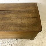 Large solid oak chest from the early 20th century