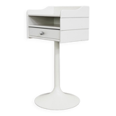 Wood side table