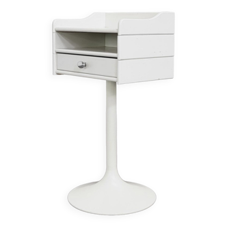 Wood side table