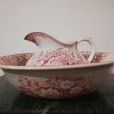 Pitcher and bowl signed tf (théophile fenal)