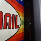 Plate enamelled novemail