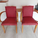 pair of moustache bridge chairs