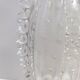 Paire de vases vintage en verre de Murano transparent Bullicante par Ercole Barovier