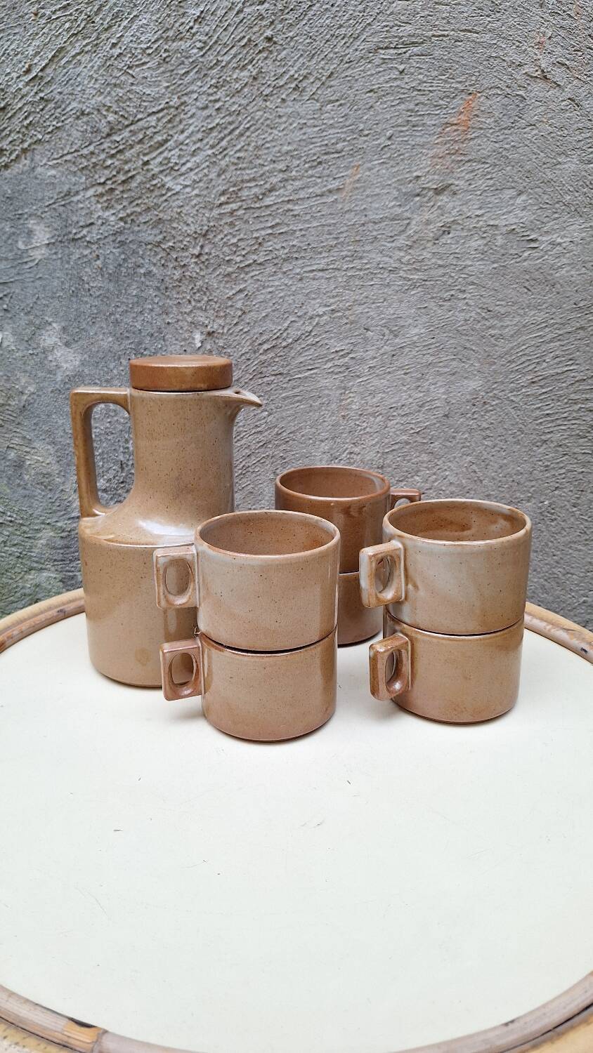 Brenne stoneware coffee service