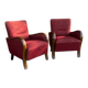 Hungarian Art Deco Armchairs, 1930s, Set of 2