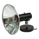 Adjustable black and chrome wall light from Raak, vintage 1960.
