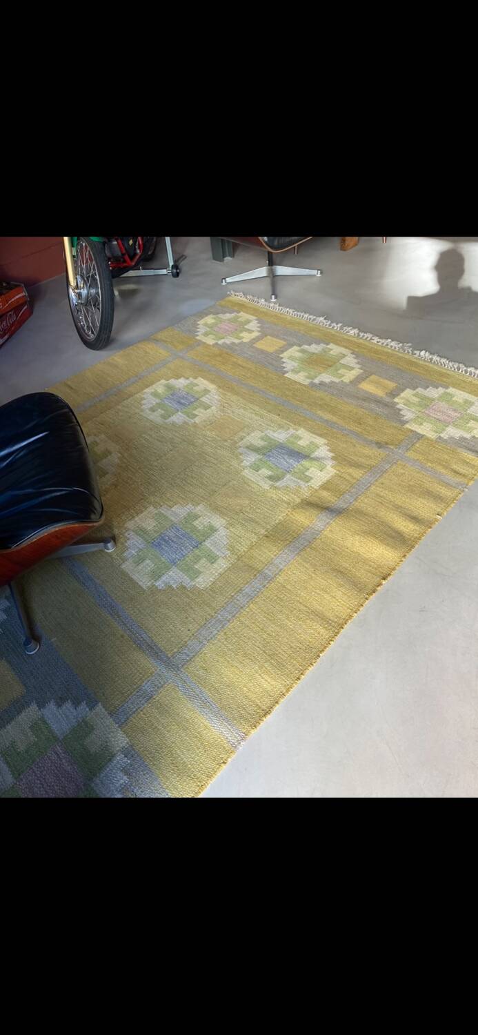 Ida Rydelius vintage Scandinavian rug