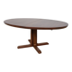 Mid-Century Oval Rosewood Extending Dining Table by Skovby, Denmark, 1960s