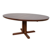 Mid-Century Oval Rosewood Extending Dining Table by Skovby, Denmark, 1960s