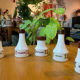 Set of 70s "mobil" pots