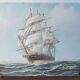 Painting "Caravelle Returning to Port" by John Ambrose Oil on Canvas