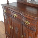 China buffet stained glass Art Nouveau 1900 vintage