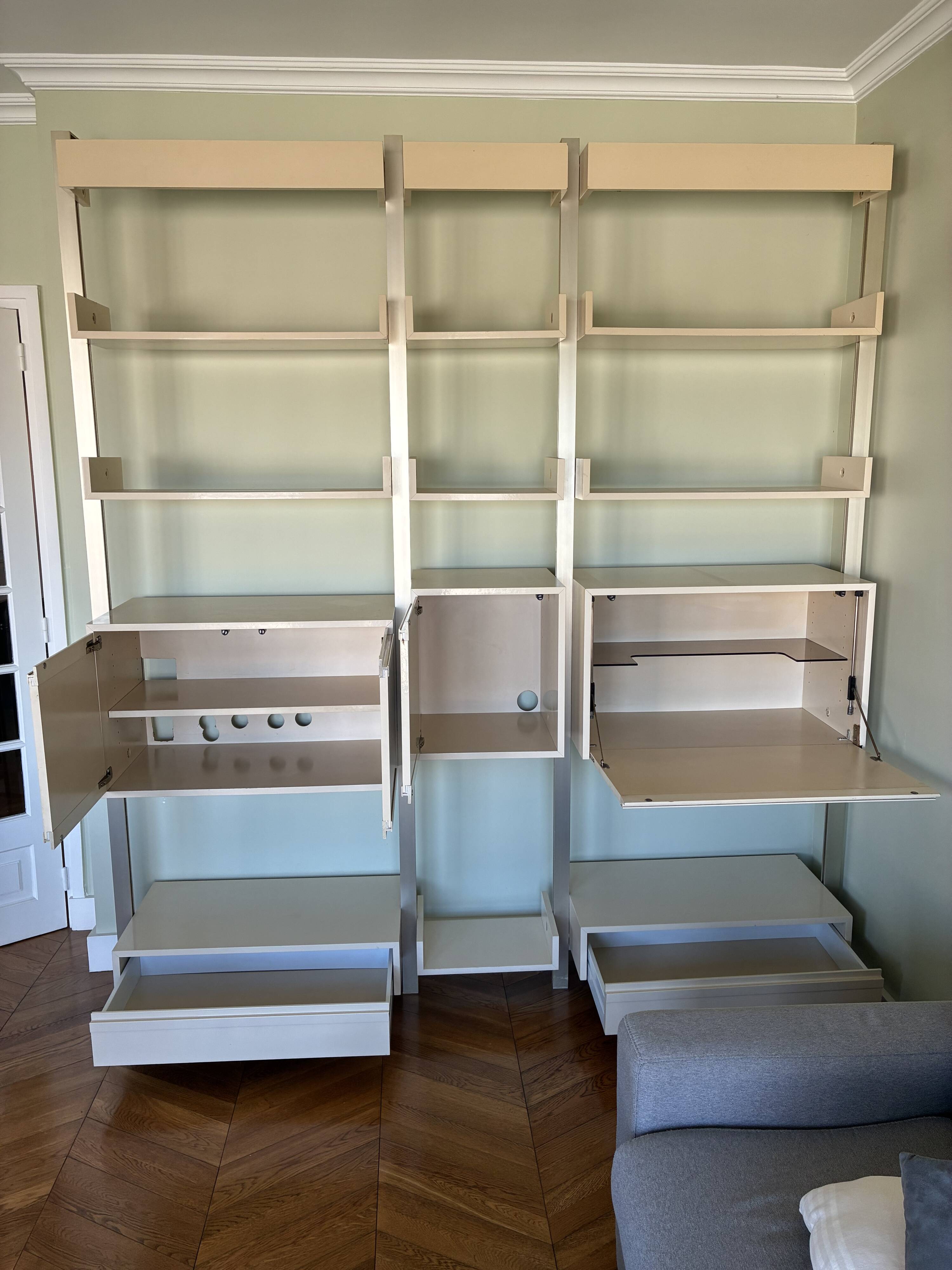 Ligne Roset, complete modular wall unit - Michel Ducaroy