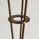 Brushed Brass and Glass Table Lamp Germany 1970s