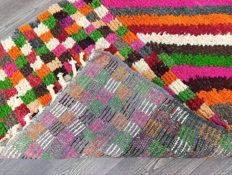 Handmade multicolored Moroccan rug 200cm x 300cm