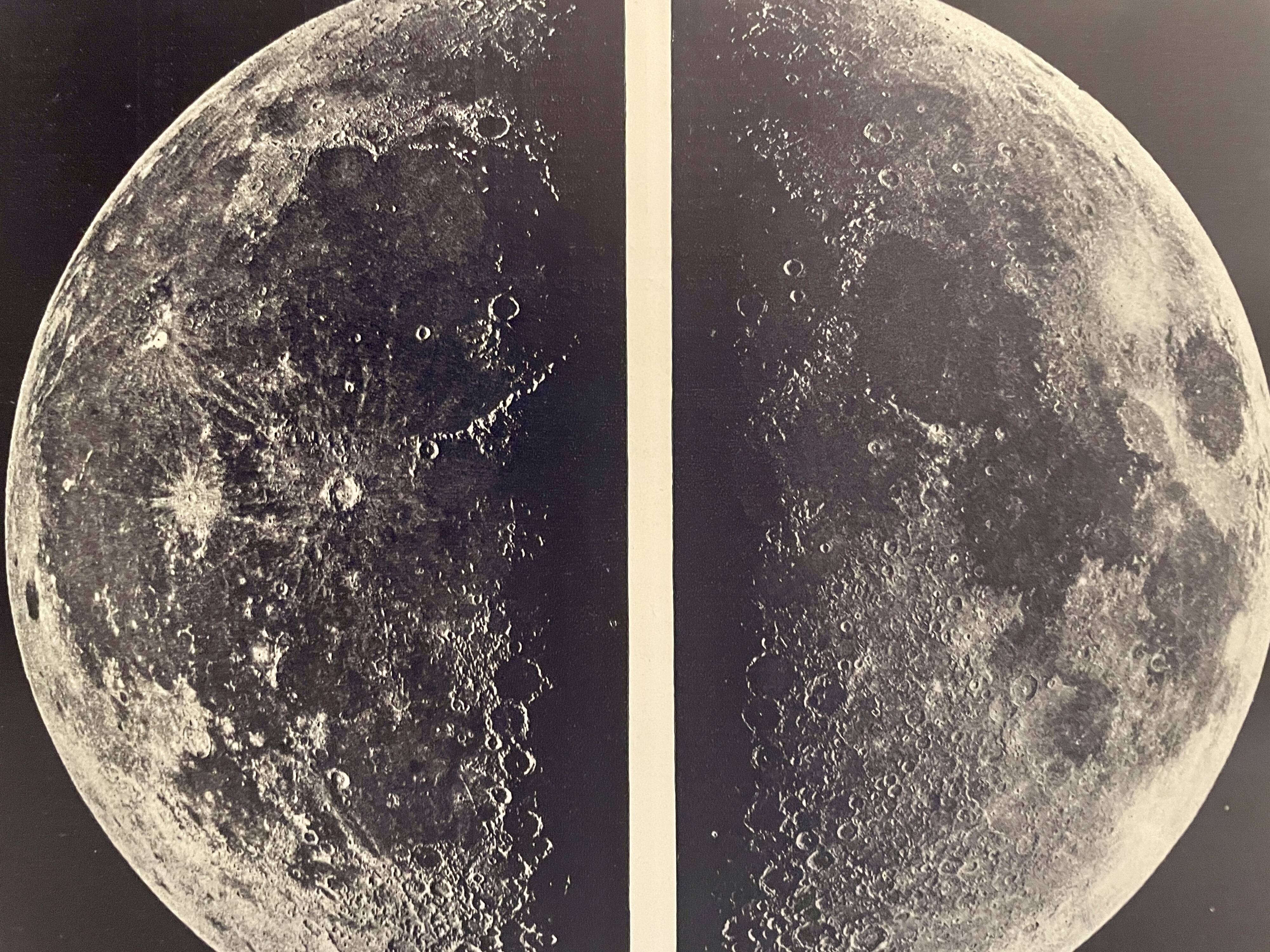 Photographic plate on the moon - 1930