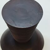 Scandinavian wooden candle holder turned sleek design