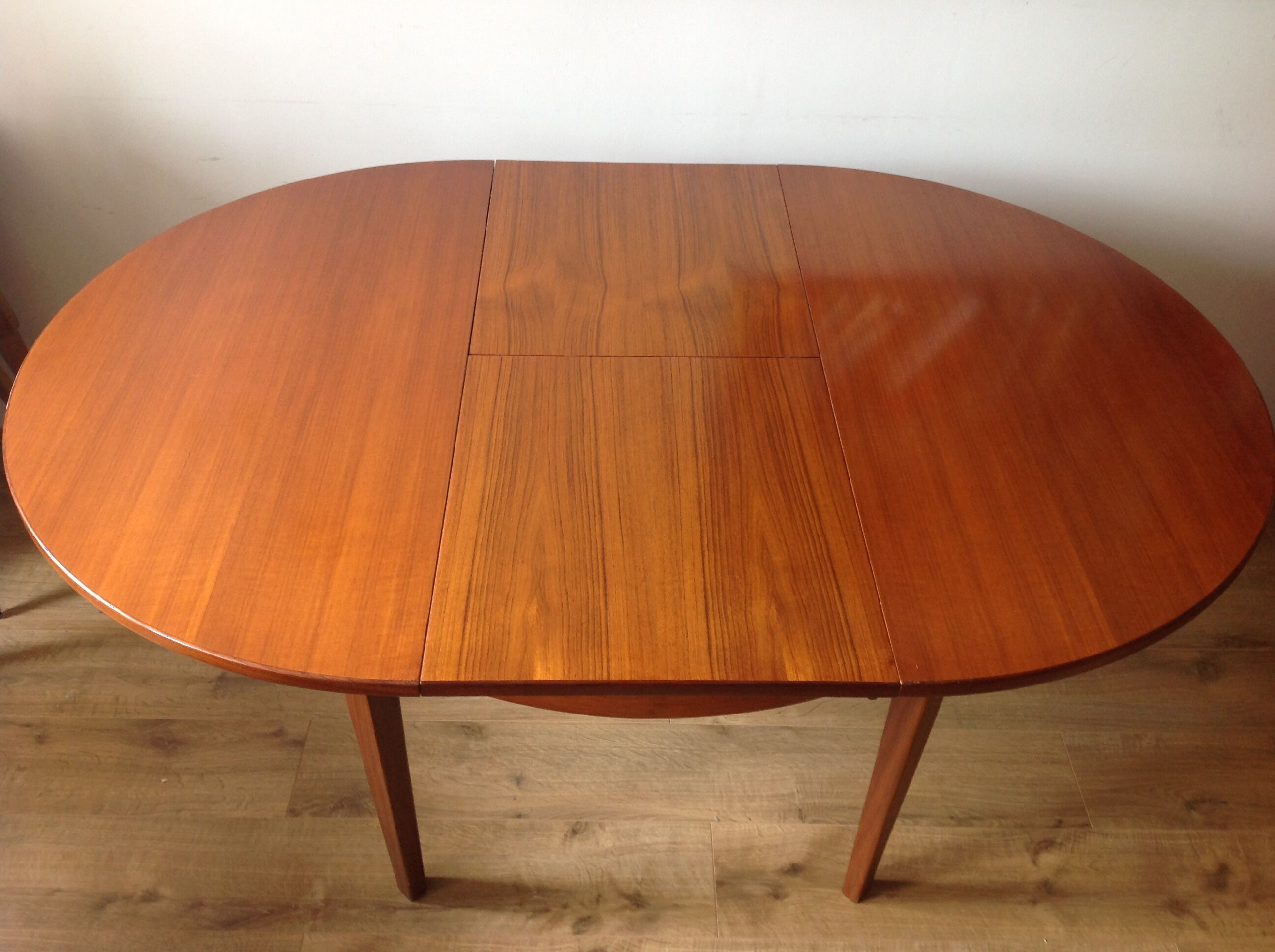 Scandinavian teak round table