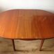 Table ronde teck scandinave
