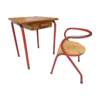 Desk and child Chair Mullca 300 by Jacques Hitler