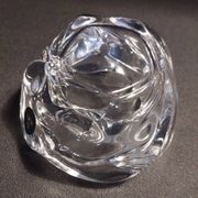 Bougeoir vintage en cristal Royal Copenhagen